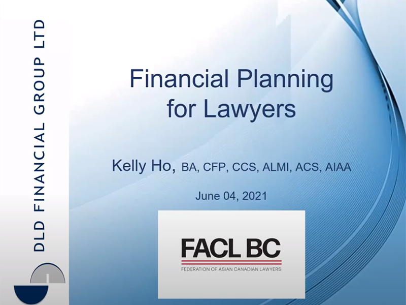 Webinar - Financial Planning for Lawyers