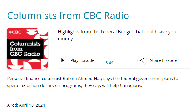 Columnists from CBC Radio